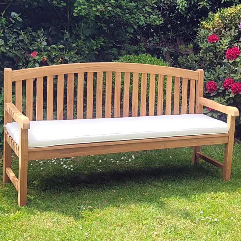Coussin crème pour banc 180 cm