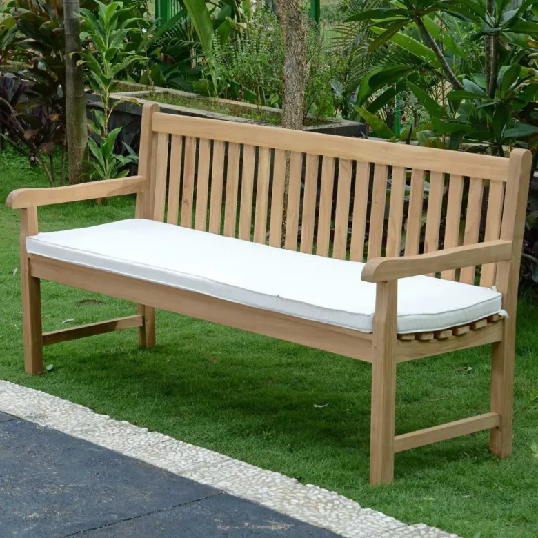Coussin crème pour banc 180 cm