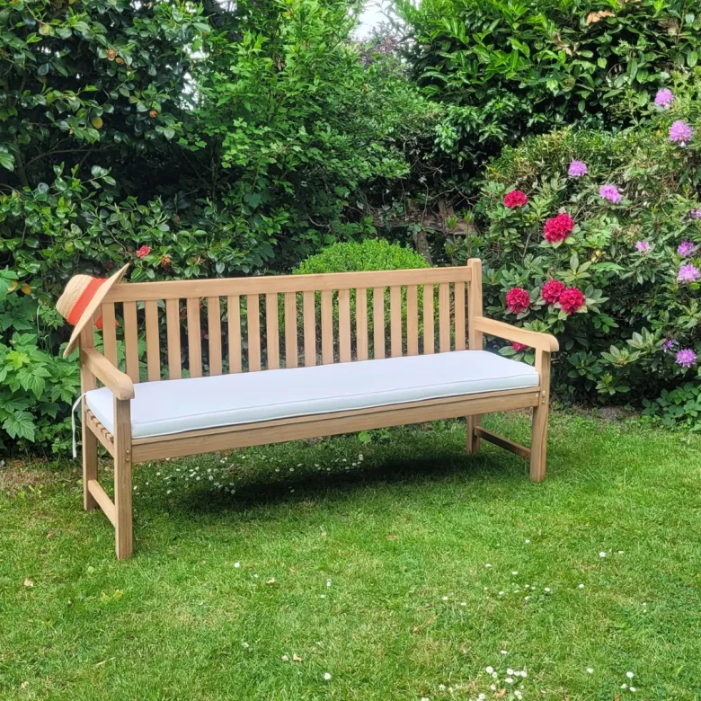Coussin crème pour banc 180 cm