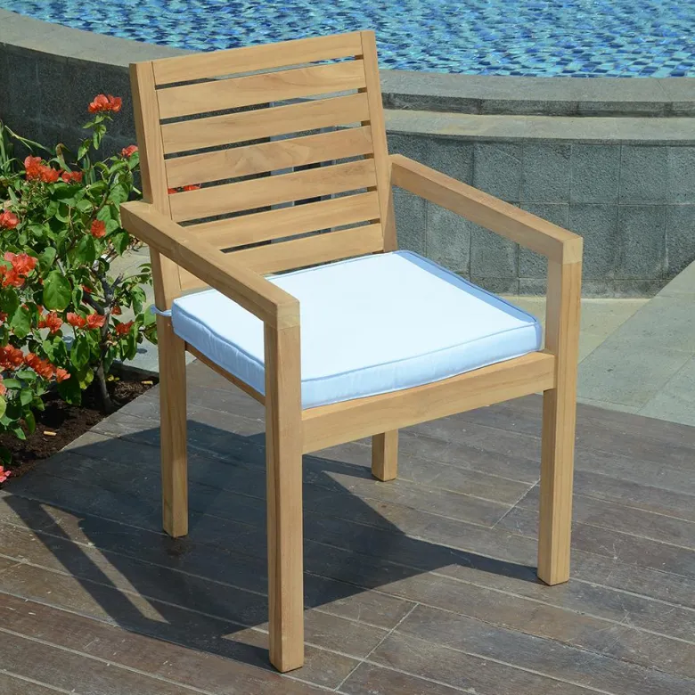 Coussin crème pour fauteuil fixe