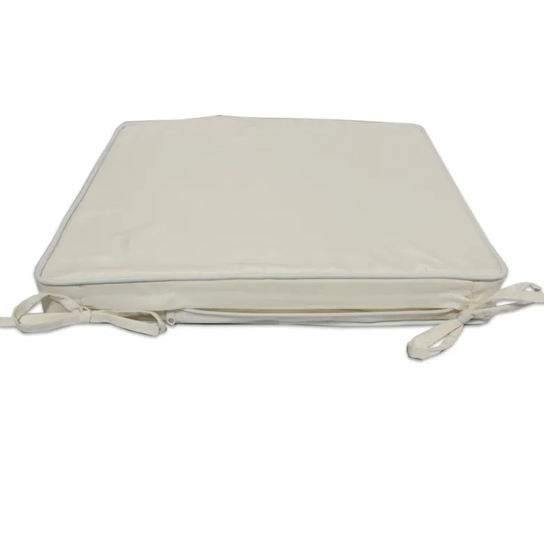 Coussin crème pour fauteuil fixe