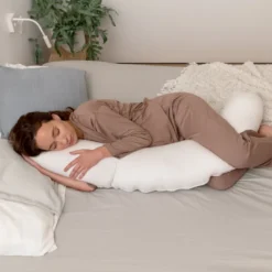 Coussin de grossesse buddy silver dots Blanc