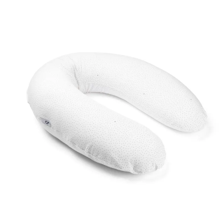 Coussin de grossesse buddy silver dots Blanc