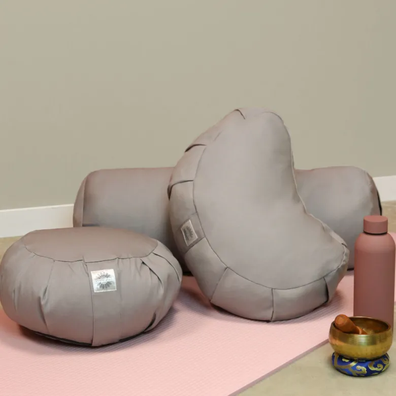 Coussin de méditation - demi-lune