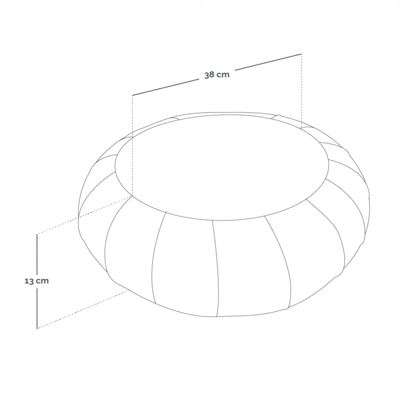 Coussin de méditation - rond
