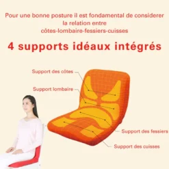 Coussin ergonomique pinto standard-mbleu