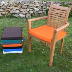 Coussin orange pour fauteuils samoa