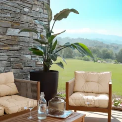 Coussins salon de jardin - beige
