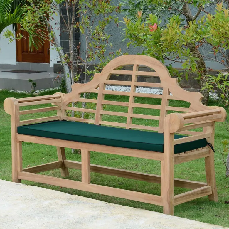 Coussin vert pour banc marlborough 167cm