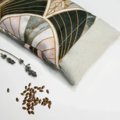 Coussin yeux lin lavande - luna