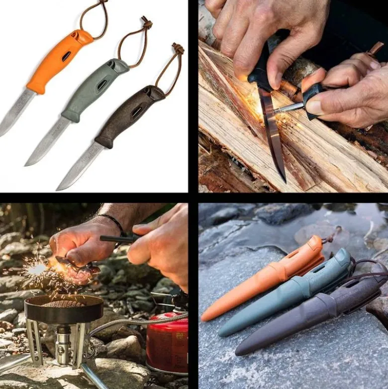 Couteau de survie light my fire fireknife bio orange