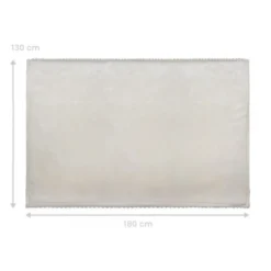 Couverture chauffante 2 places 180x130cm 160w livoo dos221c