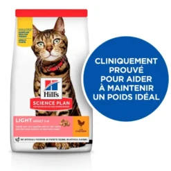 Croquettes chat science plan adult light poulet - hill's