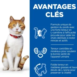 Croquettes chat science plan sterilised young adult poulet - hill's