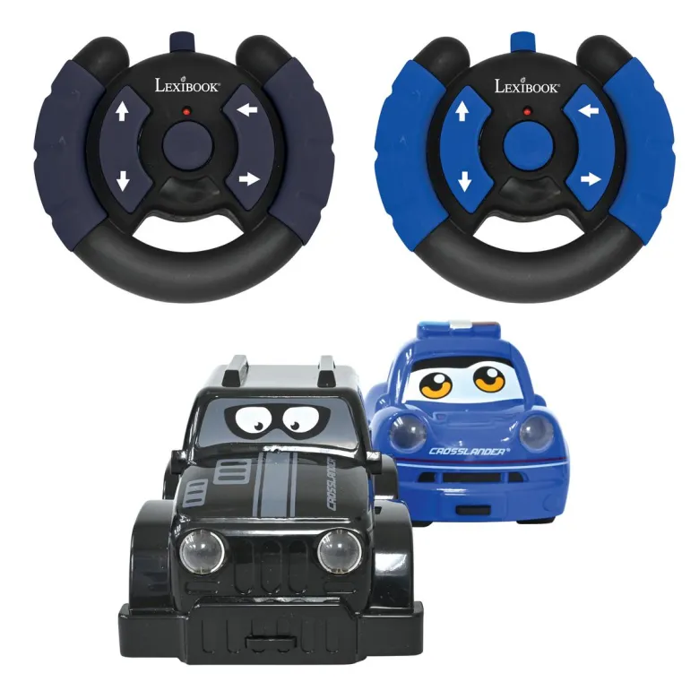 Crosslander twin – set de voiture télécommandée policier et voleur