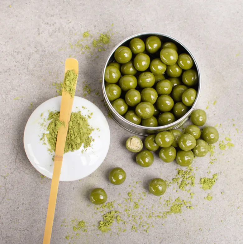 Croustillants chocolat blanc matcha