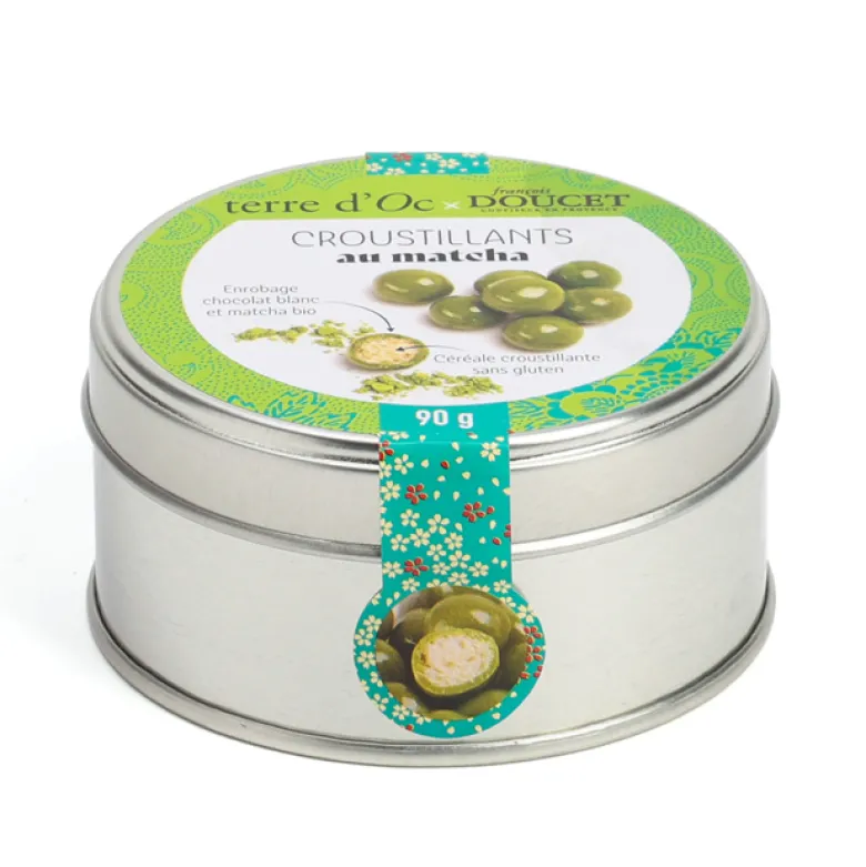 Croustillants chocolat blanc matcha