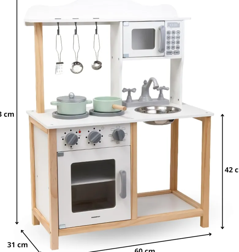 Cuisine enfant en bois montessori +3 ans