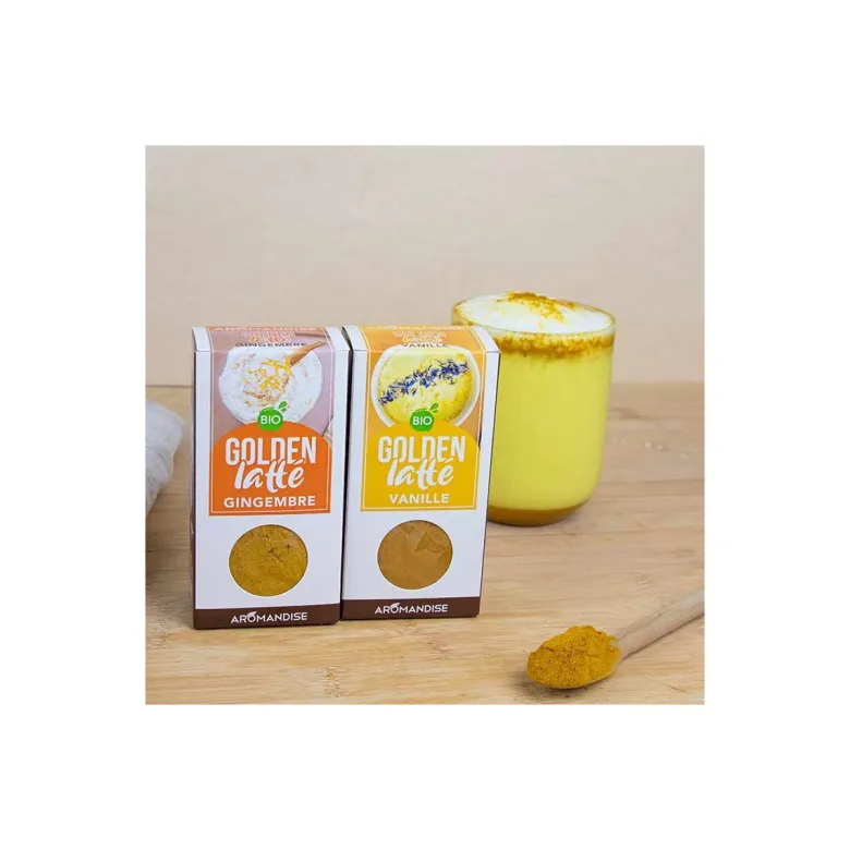 Curcuma latte vanille bio 60g