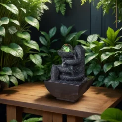 Décoration d'intérieur fontaine zen lopo