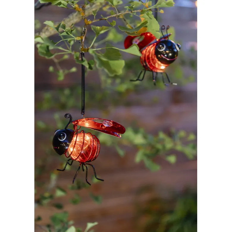 Décoration solaire - coccinelle