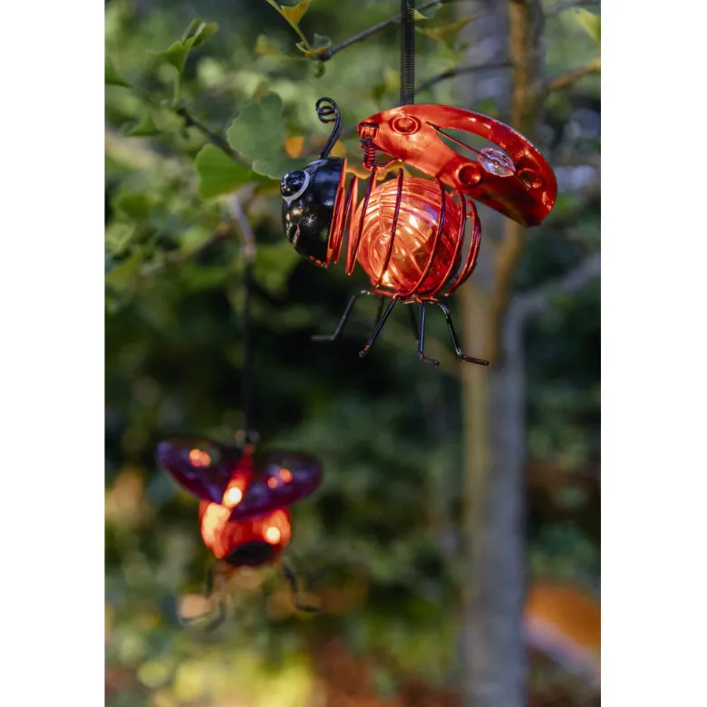 Décoration solaire - coccinelle