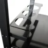 Desserte aveiro noire pour plancha