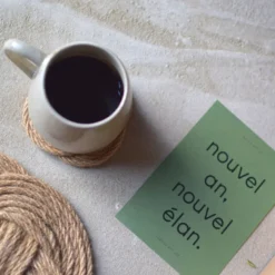 Dessous de verres et plat- kit diy