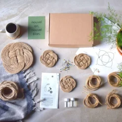 Dessous de verres et plat- kit diy