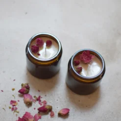 Deux bougies végétales- kit diy