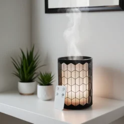 Diffuseur vérone métal et verre + 4 he citron arbre à thé lavandin pin