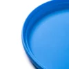 Disque volant en silicone bleu