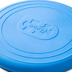 Disque volant en silicone bleu