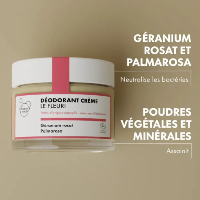 Déodorant crème le fleuri