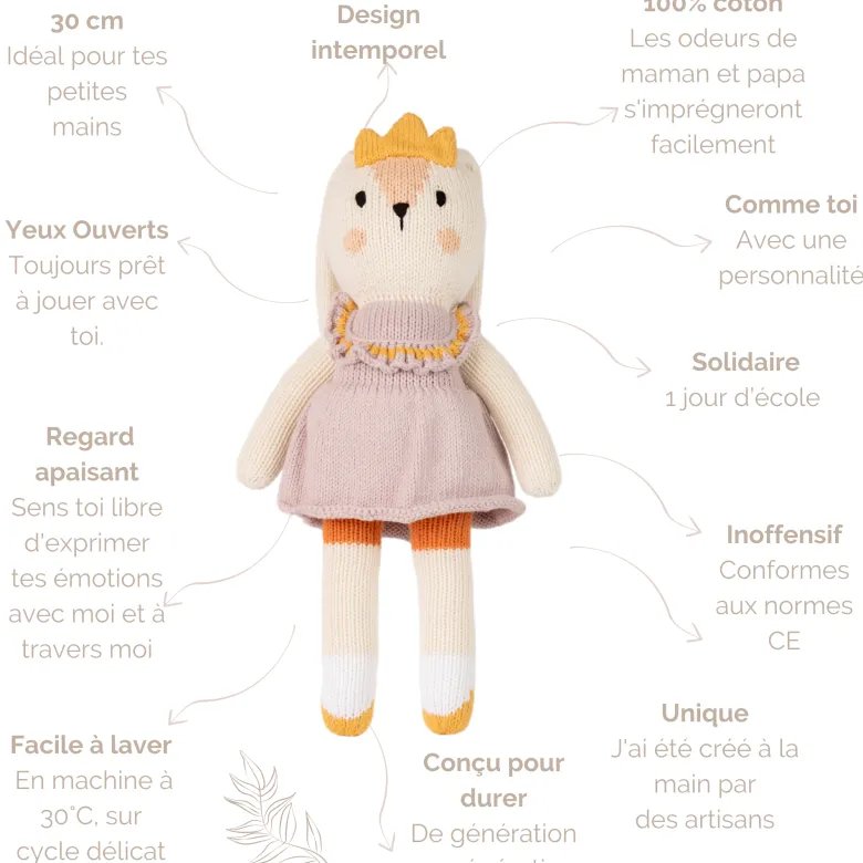 Doudou équitable et solidaire ours
