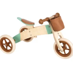 Draisienne tricycle 2 en 1 maxi brun car