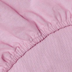 Drap-housse coton - 60x120 rose 60x120