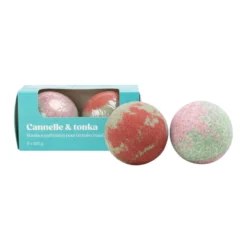Duo boules de bain cannelle tonka