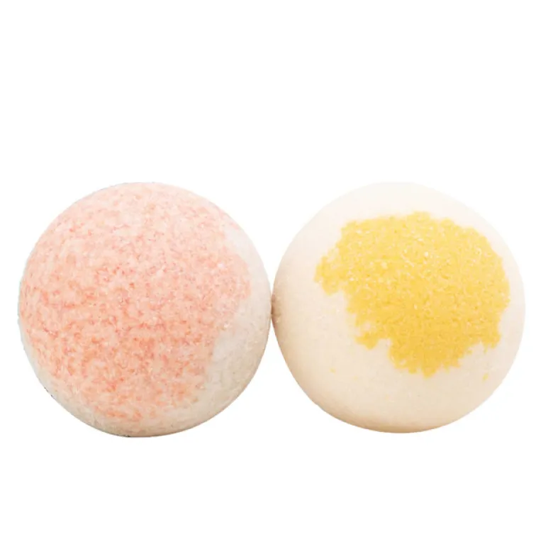 Duo boules de bain monoï coton