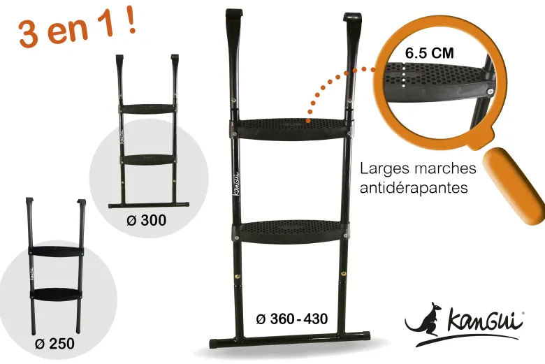 Echelle de trampoline multi taille