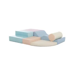 Ensemble blocs roulade pastel clair