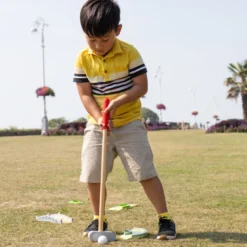 Ensemble de golf fou en bois