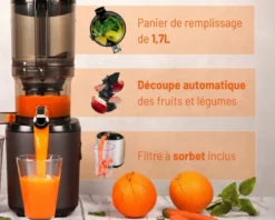 Extracteur de jus auto6 - gris mat - kuvings