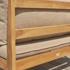 Fauteuil de jardin en teck massif