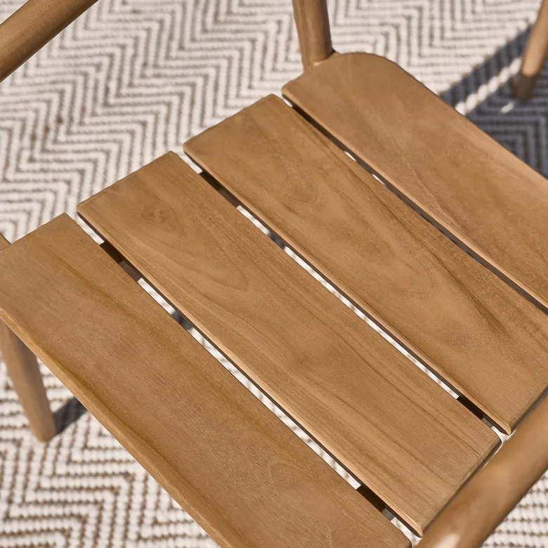 Fauteuil de jardin en teck massif