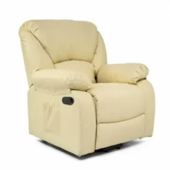 Fauteuil de relaxation massant Beige