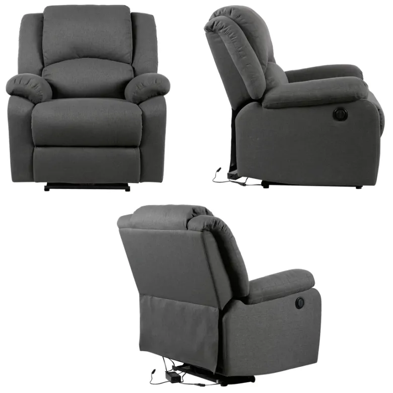 Fauteuil électrique inclinable cloud gris anthracite