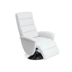 Fauteuil relax manuel blanc nelson