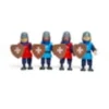 Figurines de chevaliers médiévaux