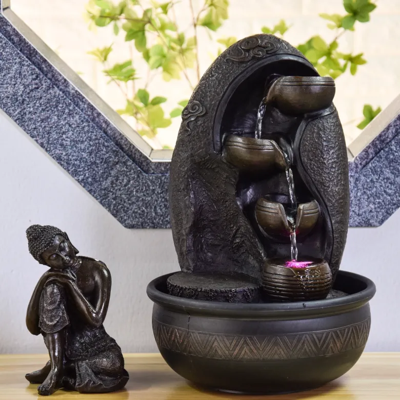 Fontaine d'intérieur bouddha krishna